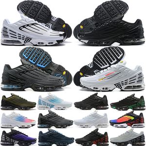 2024 TN Plus 3 Chaussures de course Hommes Femmes Triple Black Blanc Psychic University Blue Hyper Jade Midnight Navy Mens Trainers Sneakers EUR 36-47