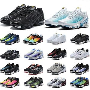 Max Tn Plus 3 III Chaussures de course Chaussures Triple Blanc Noir Laser Bleu Vert Rouge OG États-Unis Hommes Femmes Baskets Sneakers Sport Taille 36-46