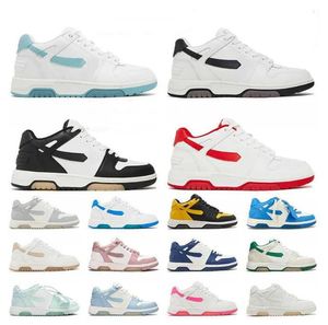 Out Of Office Low Top Offs Basketbalschoenen Witte hardloopschoenen Heren Dames casual schoenen Luxe modeontwerper Lichtblauw Outdoor Sneaker 36-45