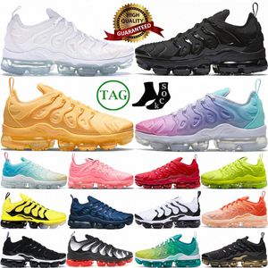 TN Plus Diseñador Running Shoes Tns Mujeres Mujeres Sports Sports Entrenadores Triple Black Tennis Ball USA Cherry Hyper Violet Olive Orange Gradientes F51V#