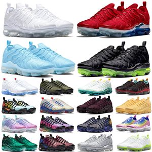 tn plus chaussures de course hommes femmes tns triple noir blanc élevé noir or cool gris Knicks bleu glace hyper violet raisin hommes formateurs baskets d'extérieur