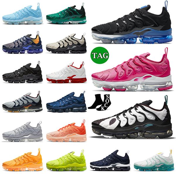 TN más zapatillas para correr Vapor Mujer Triple Blanco Blanco Black Blue Volt Glow Oreo Fly Fly Fly Snit Papelers Al aire libre Tamaño 36-47