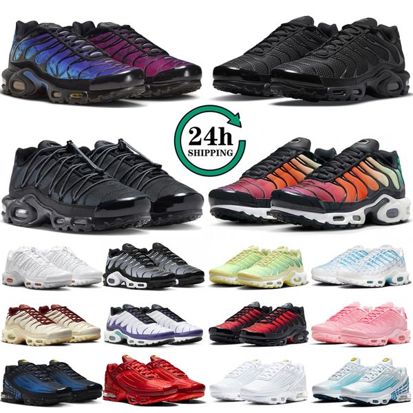 tn plus terrascape Zapatillas para correr tns hombres mujeres Unity Negro Blanco Universidad Azul Menta Verde Oliva Negro para hombre para mujer entrenadores deportivos Airmaxis Plus zapatillas de deporte