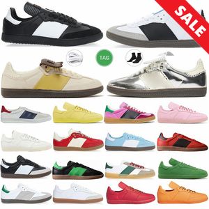 Plaat-formaat Designer schoenen heren dames veganistische og kern zwarte wolk witte luipaard zilveren casual lederen chaussure luxe luxe collegiale sneakers trainer