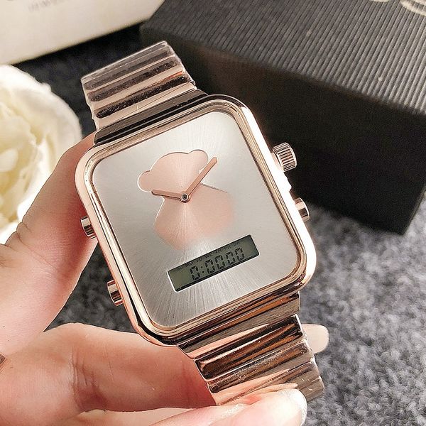 Relojes de pulsera con pantalla electrónica de cuarzo para hombre y mujer, relojes de pulsera con pantalla electrónica de cuarzo, a la moda, a 2024, envío gratis, regalo