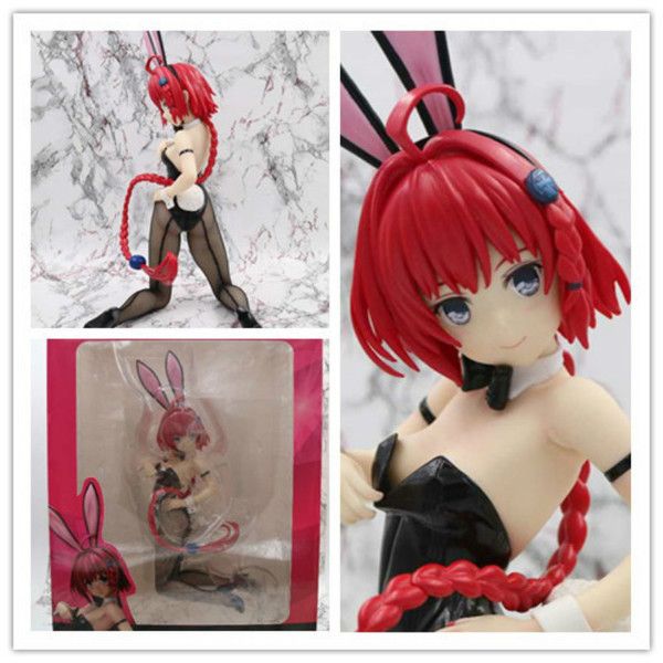 to love ru Rias Gremory filles sexy Figurines jouets Lycée Dxd Rias Bunny Girl Figurines Collection Modèle Jouets Q0722