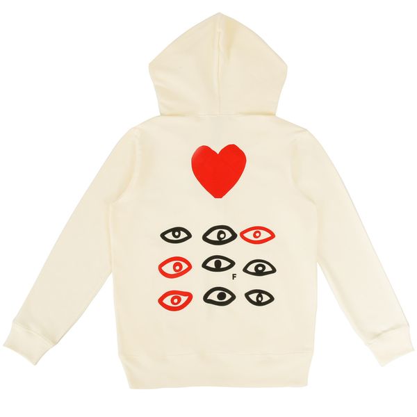 A sudaderas con capucha masculina Sweshirts Women Catadera Play Play Sweatshirt Commes Cardigan des Small Red Heart Jacket Garcons Standard and Fleece Jumpers Cardigan Cardigan