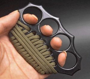 Om op te roepen punten Tiger Iron Four Fingers Self -Defense Designer Hand ondersteunt Ring en Designerer