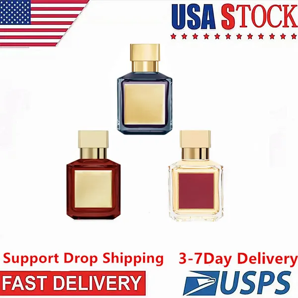 Livraison Gratuite Aux États-Unis En 3-7 Jours Haute Qualité 70ml Homme Femmes Parfum Parfum Eau De Femme Longue Durée Parfum De Luxe Spray