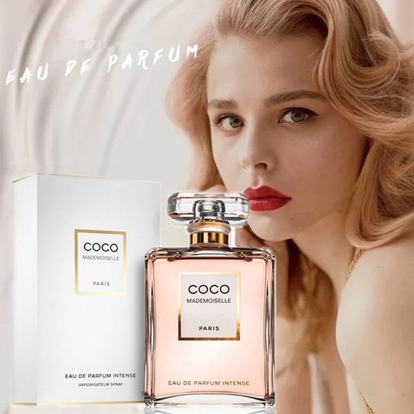 Livraison gratuite aux États-Unis sous 3 à 7 jours Mademoiselle Intense Original 1:1 Parfum pour femme élégant et charmant vaporisateur de parfum notes florales orientales 100 ml