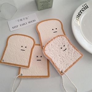 Toast print houtpulp katoen absorberend afwasdoek Keuken afwasdoekje Afwasdoekje kan herhaald worden afwasdoekje