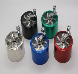 Tobacco Grinder 55 mm 63 mm 4Layers Zicn Alloy Hand Hand Tobacco Grinders Grinders en métal pour herbes6171130