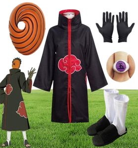 Tobi cosplay kostuum voor jongens obito masker carnival Halloween Kids volwassen geschikte hoogte 135cm185cm 2208126925025