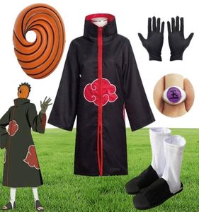 Tobi Cosplay Costume for Boys Obito Mask Carnival Halloween Kids Adult Hauteur appropriée 135cm185cm 2208128435300