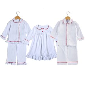 Vêtements pour bébés en bas âge Garçons Filles Pyjamas de Noël Ensembles Hiver Coton Vêtements de vacances Correspondant Famille Enfants Pyjamas de Noël 231220