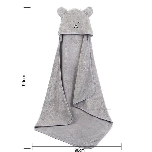 Serviettes à capuche pour bébé en bas âge né enfants peignoir super doux serviette de bain couverture chaude dormir lange d'emmaillotage pour nourrissons garçons filles 231225