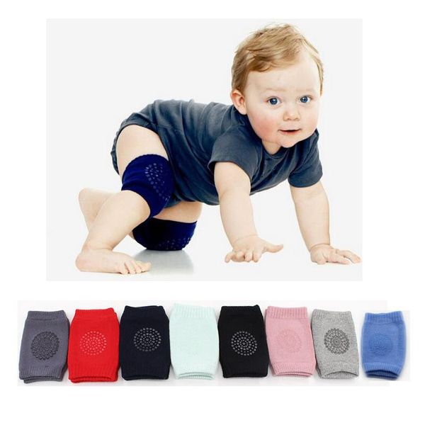 Rodilleras para bebés pequeños, calcetines antideslizantes para niños, Protector de rodilla para gatear, calentadores de piernas para bebés, Protector de seguridad, rodilleras para niños, rodillera, cojín para codo BB055