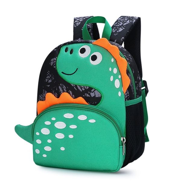 Toddler Bag Enfants extrêmement durable, robuste et confortable Cartable en peluche Mignon Dinosaure Bébé Harnais de sécurité Sac à dos 211025