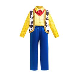 Toddler Boys Movie Star Cosplay Cost Kids Kids Coumor Color Design trois pièces Costumes Fashion Children Childre