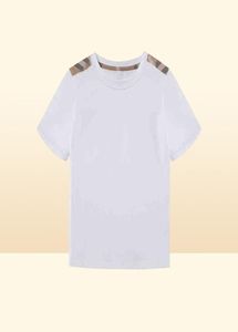 Toddler Boys Summer White T-shirts For Girls Child Designer Brand Boutique Kids Clothing Wholesale Luxury Tops Vêtements AA2203163116942