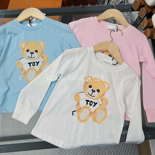 Enfant en bas âge enfants garçons filles conception printemps/automne sweat à manches longues coton pull T-Shirts haut de sport pour 9M-8T vêtements pour enfants