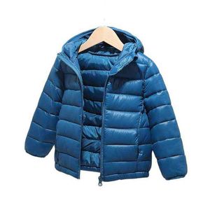 Niños pequeños Invierno Parka Bebé Niños Niñas Algodón Acolchado Ropa exterior Chaquetas Niños Chaquetas ligeras Ropa para adolescentes 13 14 15 16Y J220718