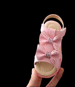 Peuter meisjes sandaal kinderen schoenen met ligh schattige boog babymeisjes sandalen led light up prinses sandalen meisjes maat 21-301987630