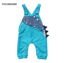 Toddler Baby Baby Boys Girls Dinosaur Cartoon ShetoS Sauthings Sauthes Coton Tois de combinaison Clothes9968946