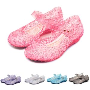 Toddler Infant Kids Baby Wedge Cosplay Party Single Princess Sandals Children High Heel Girls Shoes Performance Prop L2405 L2405