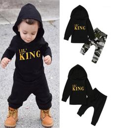Peuter Kids Baby Boy Brief Hoodie T-shirt Tops Camo Broek Outfits Kleding Set hoge kwaliteit vetement enfant fille W80619223528