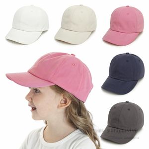 Sombrero de béisbol para niños pequeños, gorra de béisbol para niños, gorra de verano para niñas, visera de protección solar ajustable, sombreros deportivos de moda para niños Q6154284h