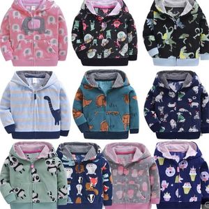 Abrigos para niños pequeños, chaqueta de lana para niños, ropa para niños, dinosaurio, niñas, Arco Iris, abrigo para niña, primavera otoño 211011