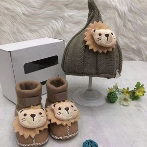 Enfant en bas âge nouveau-né enfants chaussures chapeaux ensembles Australie prewalker ugglies bébé bottes Australie chaussure 69eu #