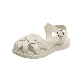 Toddler Sandals Boys Girls Spot Out Chaussures en cuir 2023 Été Brand New Gladiator Sandales tisser Baby Girl Beach Shoes Boy G02021