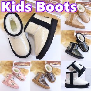 Tout-petits Enfants bottes uggi Australie Chaud Boot garçons Mini filles neige Chaussures Enfants Enfant bébé designer chaussons d'hiver jeunesse