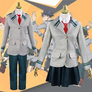 Todoroki Shouto Schooluniform Pruiken Cosplay Kostuum Anime Boku No Hero Academia Midoriya Izuku Mannen Vrouwen Halloween Party Outfits