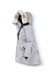 TOE Canada femmes Rossclair Parka haute qualité longue à capuche fourrure de loup mode chaud doudoune en plein air manteau chaud