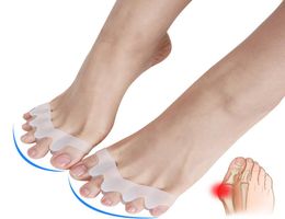 Teenseparator Correctie Hallux Valgus Corrector 2PCSlot Siliconen Orthopedische Hamer Stijltang Strooier Voetverzorgingstool 100 stuks 4078855