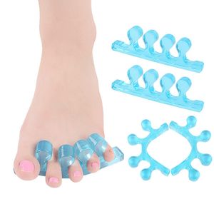 Teen separator voet behandeling siliconen drie hole m clip voet extensie overlap hallux valgus brace medisch