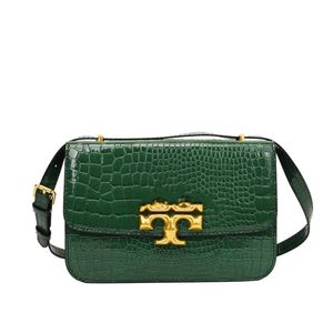 Tofu haut de gamme haut de gamme de qualité féminine de qualité polyvalente petit sac sac à mode crocodile modélis de mode flip single épaule crossbody hno1