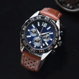 Tog Tag multifonction hommes Carrera Designer Automatic Quartz Watch Mens Auto 6 Hands Sports Montres de bracele