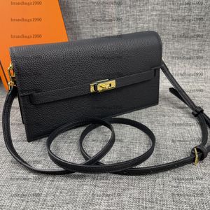 Togo Wallet On Chain Designer Purse With Leather Strap Numéro de série Ensemble complet Boîte Emballage femme Portefeuilles Peau de vache entière Porte-cartes Cuir véritable Boucle en or