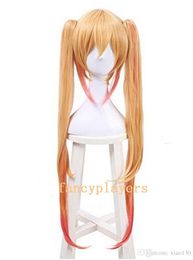 Tohru Miss Kobayashi Dragon Maid Long Clip On Ponytail Cosplay Wigs Costume Hair