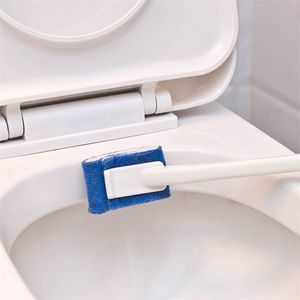 Toiletborstel Zachte reiniging Huishoudelijke Lange Handvat Geen Dood End Badkamer Tool 210423