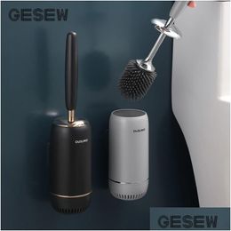 Toiletborstelhouders Gesew Sile Borstel Huishoudelijke schoonmaakmiddelen Behandelproducten Badkameraccessoires Sets Luxe Drop Delivery Home G Dhrp1