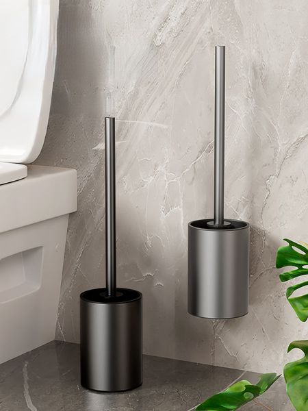 Soportes para escobillas de baño Soporte para escobillas de acero inoxidable Baño nórdico Ecológico Limpieza colgante Montado en la pared Brosse Wc Hardware 230620