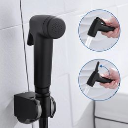 Toilet Douche Bidet Head Handheld Slangen Spray Moslim Sanitaire Sanitaire Sanitaire Kit Douche met slanghouder badkamersbijlage Shattaf -klep