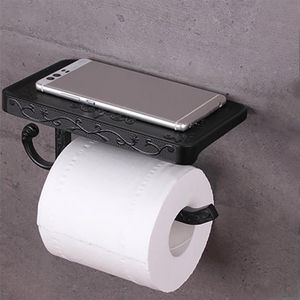 Porte-papier hygiénique support de salle de bain métal rétro rouleau porte-mouchoirs Vintage téléphone serviette étagère de rangement