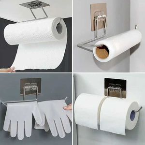 Toiletpapierhouders badkamer toiletpapier houder rolrol papier tissue houder handdoek rek standaard opslagrek keuken huis accessoires 240410