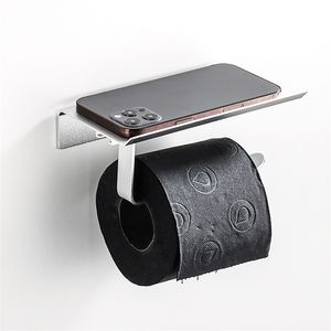 Porte-papier hygiénique salle de bain mur noir mat porte-rouleau mobile avec rangement pour téléphone 221007